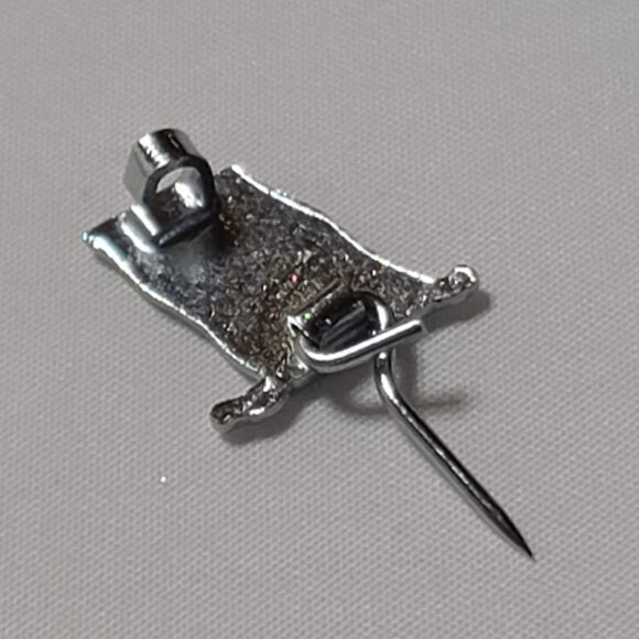 Vintage Lapel Pin Scotland Flag Scottish St Andrew's Cross Brooch - Picture 4 of 4